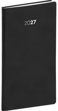 NOTIQUE Balakon 2027 černý / Kapesní diář / 9 × 15,5 cm