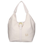 Stylová dámská kabelka na rameno LB Lotta, béžová