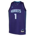 Dětský dres Charlotte Hornets NBA LaMelo Ball #1 Jordan Swingman Fialová (YOUTH)