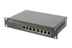 Digitus / Switch / 8 portů / 10/100/1000 Mbps / 10" / neřízený (DN-80114-1)