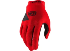 100% Ridecamp rukavice dlouhé Red vel. S