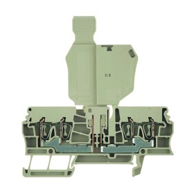 Weidmüller 7920950000 zkušební oddělovací řadová svorka pružinová svorka Tmavě béžová 100 ks