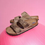 Birkenstock Arizona Soft Footbed Oiled Leather Tabacco Brown Narrow Žabky pro muže/dámy (0552813) 44