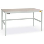 Manuflex LD1113.6011 ESD ESD pracovní stůl UNIDESK s kaučuk deska, rezedově zelená RAL 6011, Šxhxv = 2000 x 800 x 720-73