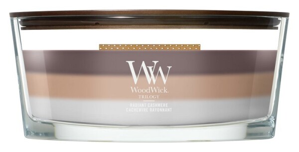 Vonná svíčka elipsa Trilogy loď Radiant Cashmere