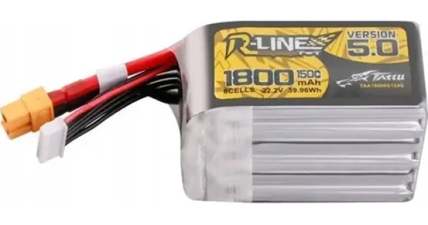 Tattu R-Line 5.0 1800mAh 22,2V 150C