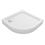 Laveo - Desna - čtvrtkruhová sprchová vanička 80x80 cm JBD_686Z