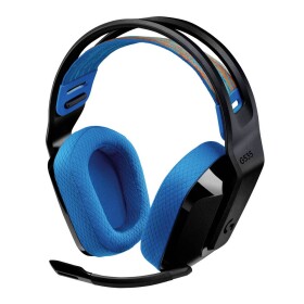 Logitech LOGI G535 LIGHTSPEED Wrls Gaming Headset Headset uzavřená (Over Ear) černá, modrá Gaming
