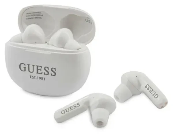 Guess GUTWS1CWHTWS bílá / Bezdrátová sluchátka / TWS / Do uší (2453924)