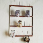 MADAM STOLTZ Sklenice na vodu z brokového skla Colors 200 ml, multi barva, sklo