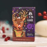 The English Soap Company Vánoční mýdlo Christmas Reindeer - 100 g, hnědá barva