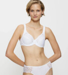 Dámská podprsenka Modern Lace+Cotton W02 - WHITE - bílá 0003 - TRIUMPH WHITE 90D