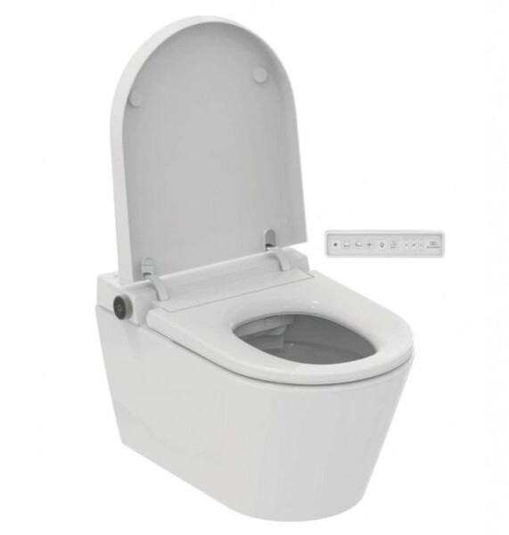 IDEAL STANDARD - i.life E Elektronický bidet s keramikou, závěsný, SoftClose, RimLS+, bílá K875501
