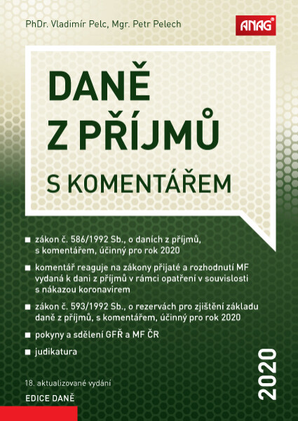 Daně z příjmů s komentářem 2020 - Vladimír Pelc