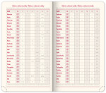 Týdenní diář 2026 NOTIQUE kapesní - Essenza káva, 9 x 15,5 cm