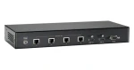 LevelOne HDMI Cat5 AV vysílač černá / AV vysílač / 4x RJ45 / 4K / 100 m / PoE / HDCP (HVE-9214PT)