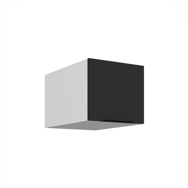 Horní skříňka Aria 40 NAGU-36 1F Barva korpusu: Bílá, Barva dvířek: BL - Black AFM