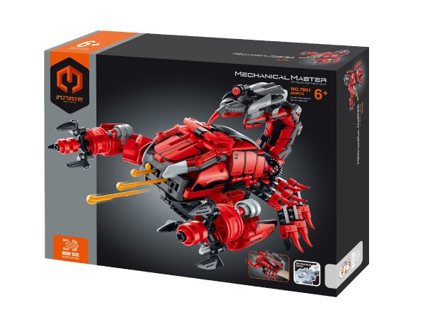 Stavebnice škorpion na ruku/zbraň 664 dílků