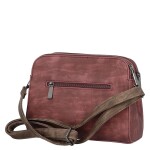 Stylová dámská crossbody kabelka Nikola, červená