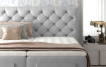 Boxspring Clover Rozměr: 140 x 200 cm, látka: Dora 21