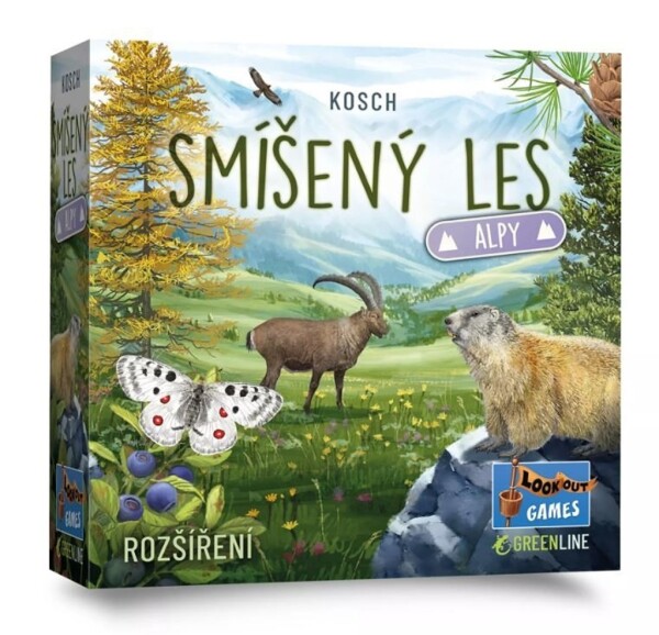 Smíšený les Alpy