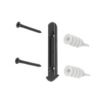 Černá roztažitelná garnýž 107-305 cm Umbra LOOP