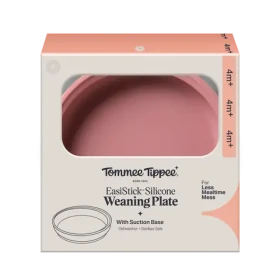 Tommee Tippee Silikonový talíř s přísavkou růžová (448749-T)