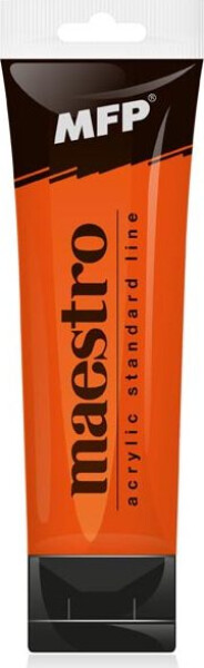 Akrylová barva Maestro 75ml - orange