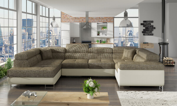 Sedací souprava Letto Provedení: Levá U, látka: Berlin 03/ Soft 33