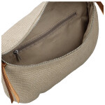 Trendy dámská textilní ledvinka Ayana, tmavě béžová