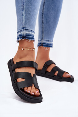 Dámské Pantofle Na Suchý Zip Vinceza 17401 Černé 39