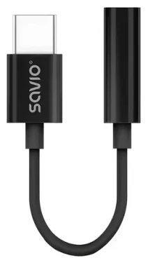 Adaptér USB-C - Jack 3,5mm AK-74 / Audio adaptér (SAVAK-74)