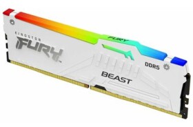 Kingston Fury Beast White RGB 16GB (1x 16GB) DDR5 6400MHz / CL32 / DIMM / XMP / 1.4V (KF564C32BWA-16)