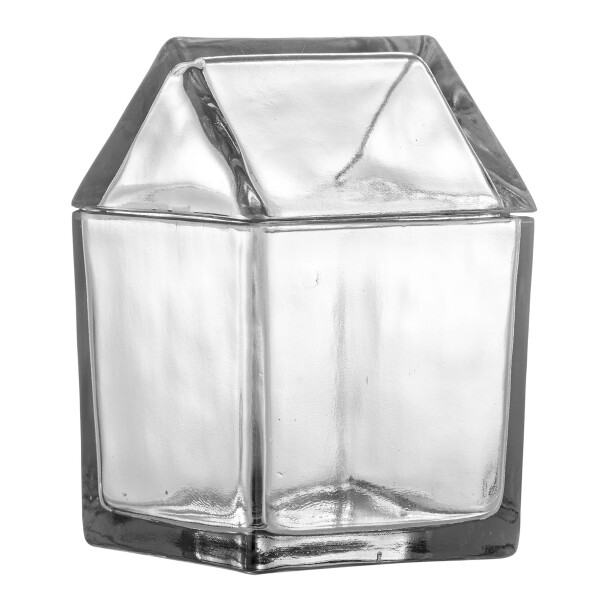 Bloomingville Skleněná dóza Elius 1100 ml, čirá barva, sklo