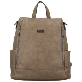 Stylový dámský koženkový kabelko/batoh Trinida new, taupe