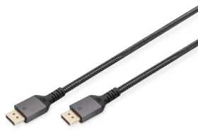 Digitus Premium DisplayPort / Kabel DisplayPort / DP 1.4 / 1 m / 8K/60Hz / pozlacené konektory (DB-340201-010-S)