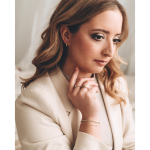 LUNICA Stříbrné náušnice TERA GOLD 0734