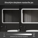 CERANO - Koupelnové LED zrcadlo Avano - 70x50 CER-DY-2073Y2