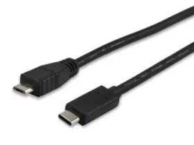 Equip USB-C - Micro USB černá / Kabel / USB 2.0 / 480 Mbps / 1 m (12888407)