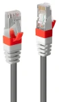 Lindy Cat6a S/FTP PIMF šedá / Patch kabel / RJ45-RJ45 / LSZH / 5 m / 10 Gbit/s (45355)