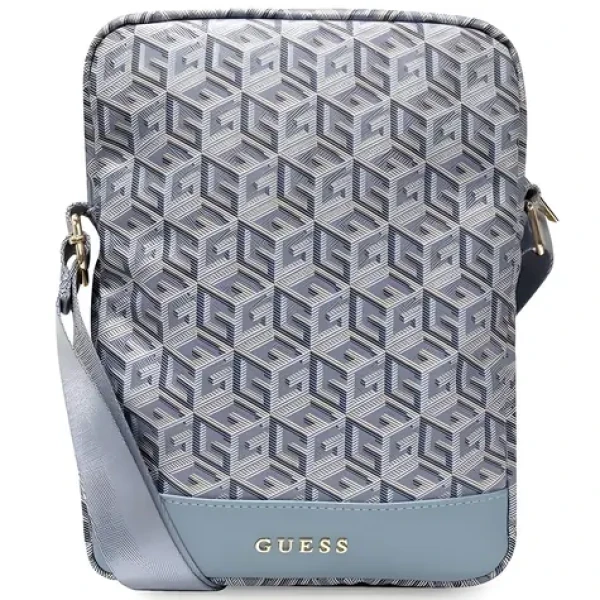 Guess G Cube Stripe modrá / Taška na tablet / 10" (GUTB10HGCFSEB)