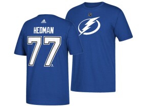 Pánské Tričko Tampa Bay Lightning Victor Hedman #77 Fanatics Branded Number Velikost:
