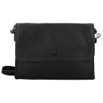 Trendy dámská koženková crossbody kabelka Kasandra, černá