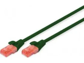 Digitus CAT 6 U/UTP 0,25 m zelená / Patch kabel / AWG 26/7 / LSZH / PoE (DK-1617-0025/G)
