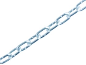 Řetěz krátký článek DIN 766, pr. 3mm, cívka 100m, ZN