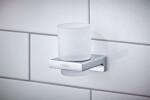 HANSGROHE - AddStoris Držák kartáčků a pasty, matné sklo/chrom 41749000
