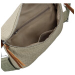 Trendy dámská textilní ledvinka Ayana, zelená