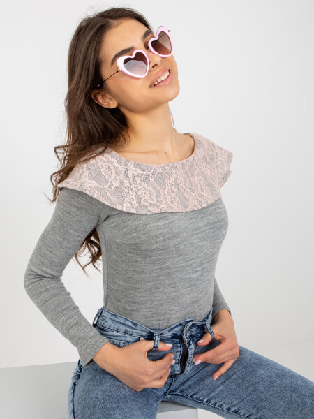 Jumper LK SW 506559 2.13 světle růžová 42