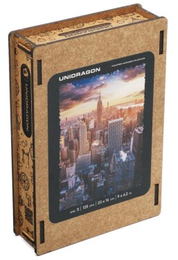 UNIDRAGON dřevěné puzzle RANNÍ NEW YORK velikost S (23x16cm)