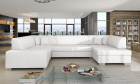 Sedací souprava Havana Provedení: Pravá U, látka: Soft 17 white